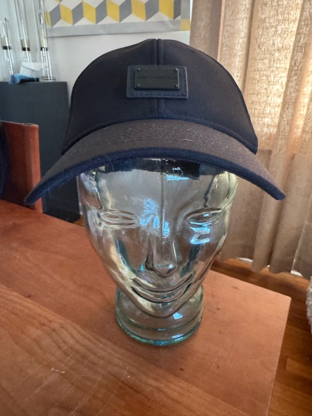 Karl Lagerfeld Navy Blue Baseball Cap